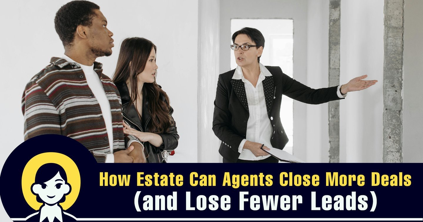 Estate agent managing property enquiries and WhatsApp follow-up